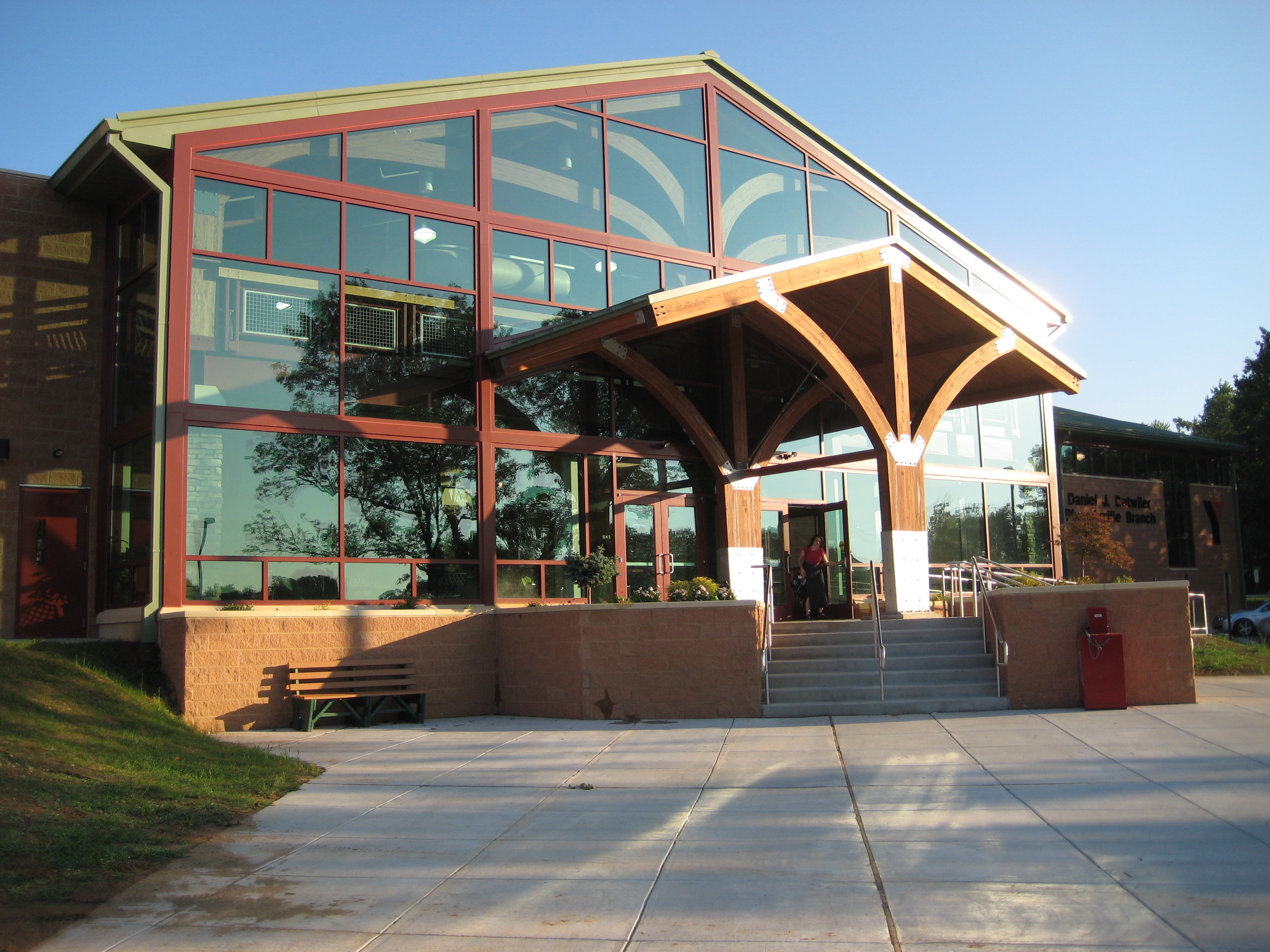 Phoenixville YMCA Hugh Lofting Timber Framing Inc.