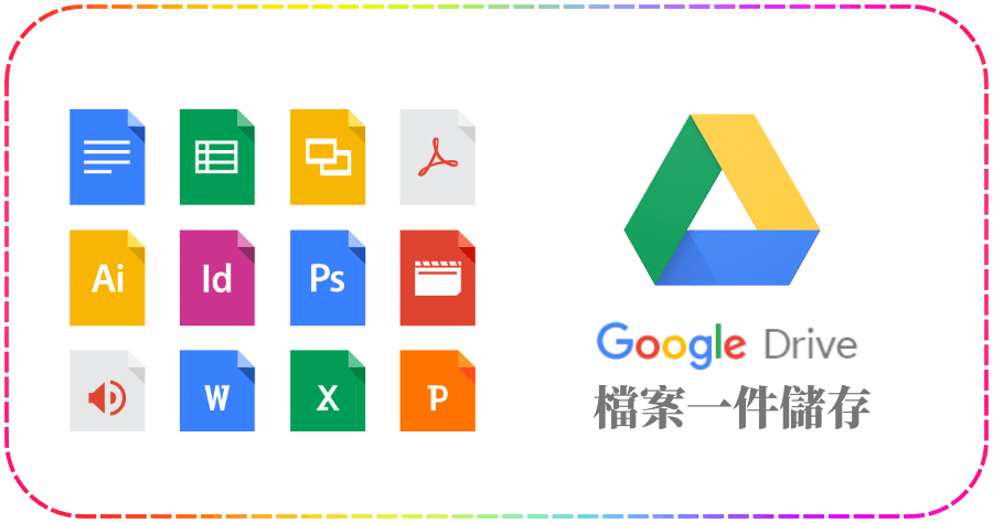 Google Drive 檔案一鍵儲存