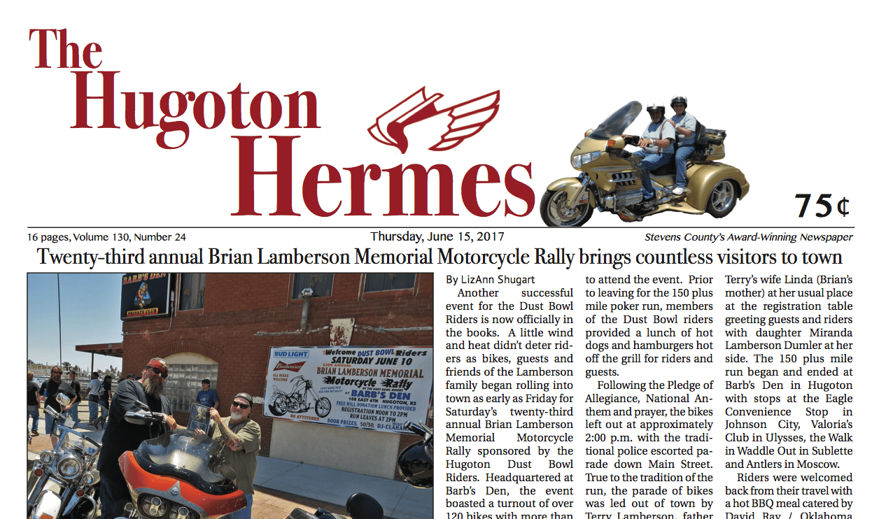 June 15, 2017 Hugoton Hermes News