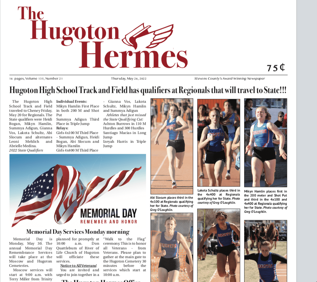 May 26, 2022 Hugoton Hermes News