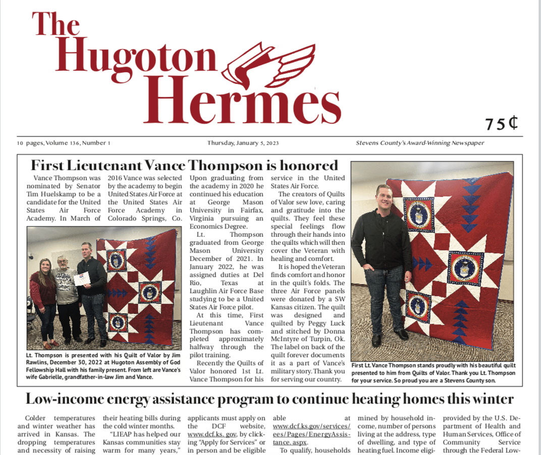 January 5, 2023 Hugoton Hermes News