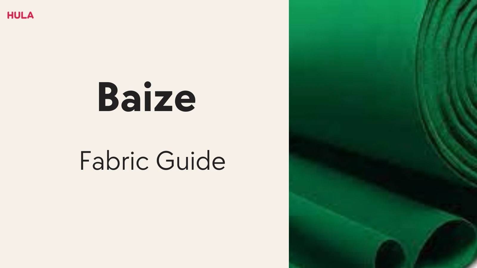 What is the Baize Fabric Guide?
