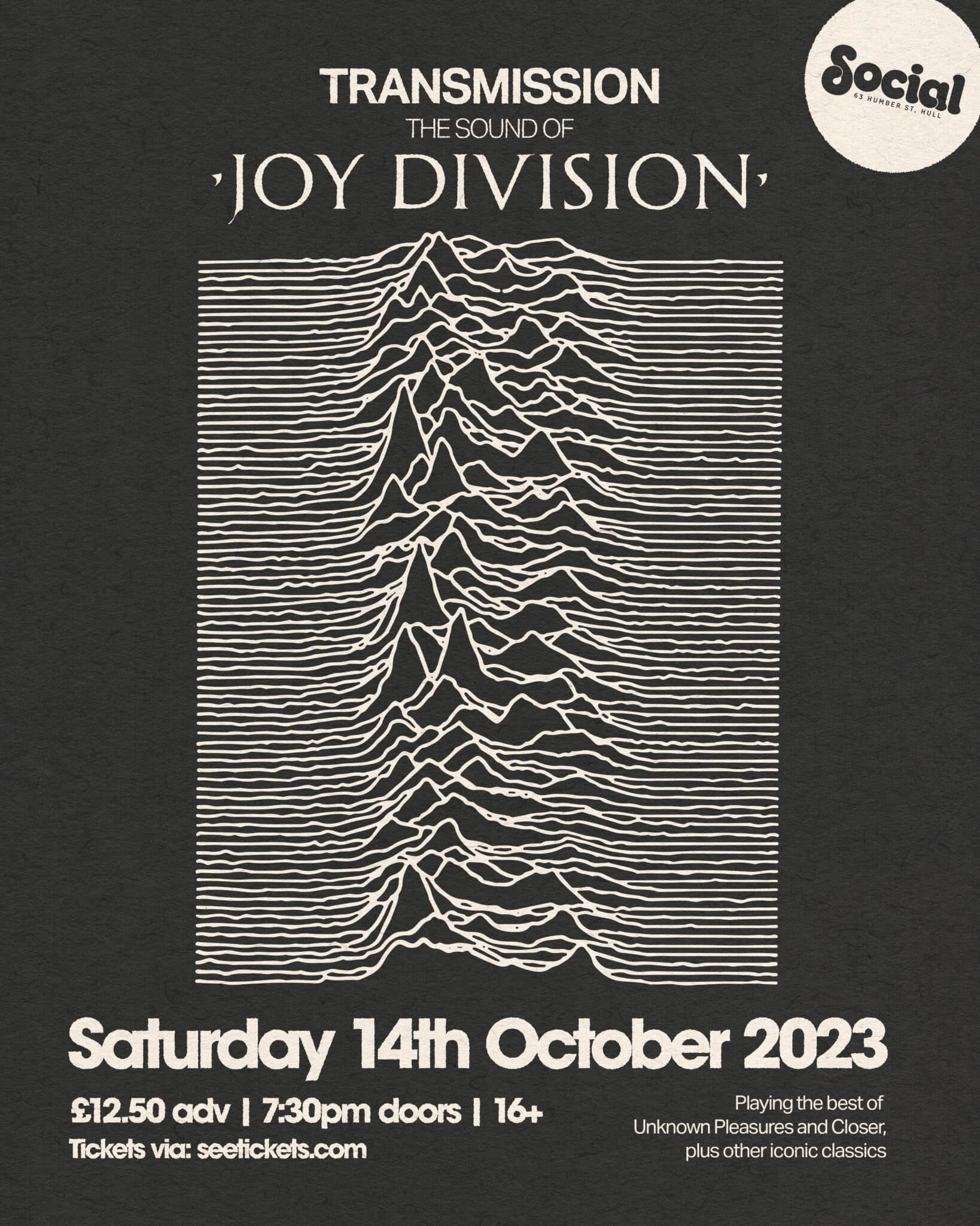 Transmission The sound of Joy Division in Hull & East Yorkshire