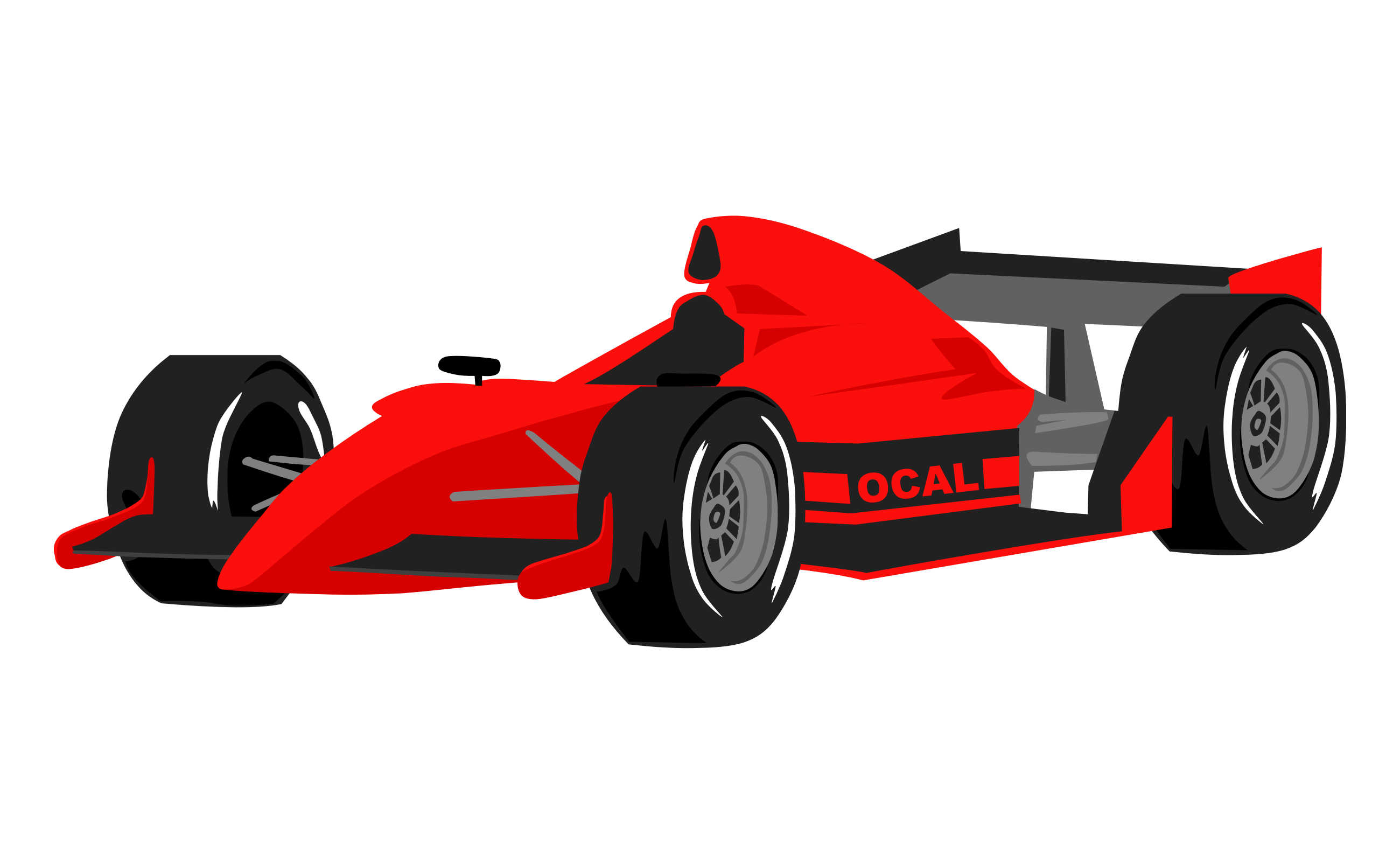 Red Race Car Clipart