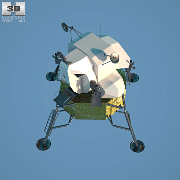 Apollo 11 Lunar Module 3D model Spacecraft on Hum3D