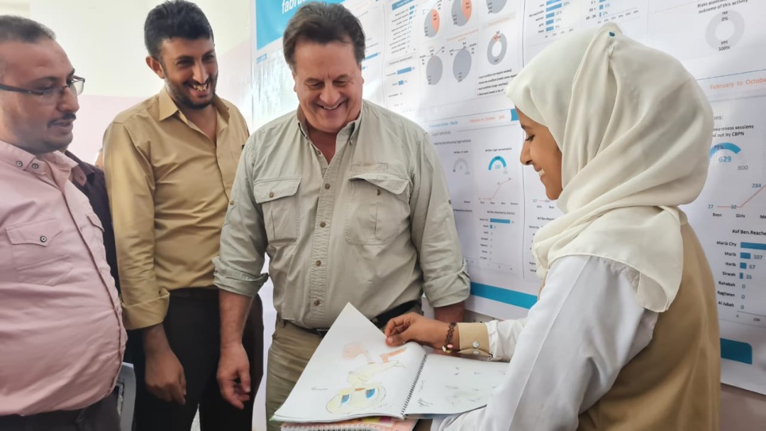 The United Nations Humanitarian Coordinator (OCHA) in Yemen visits