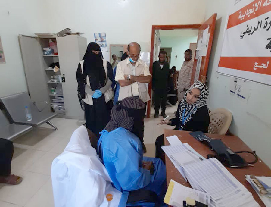 The Yemen Humanitarian Fund in a monitoring visit to evaluate the