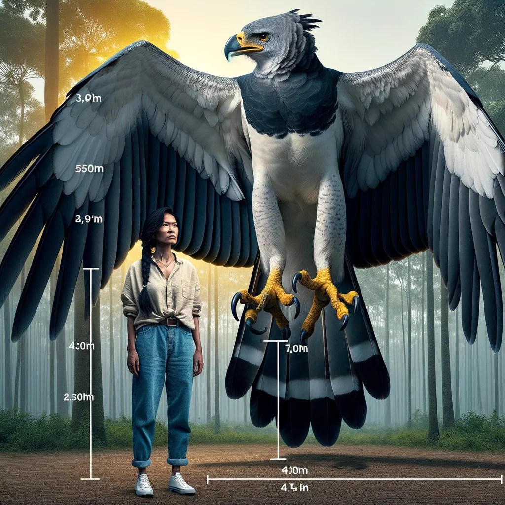 The Largest Eagle A Human Comparison