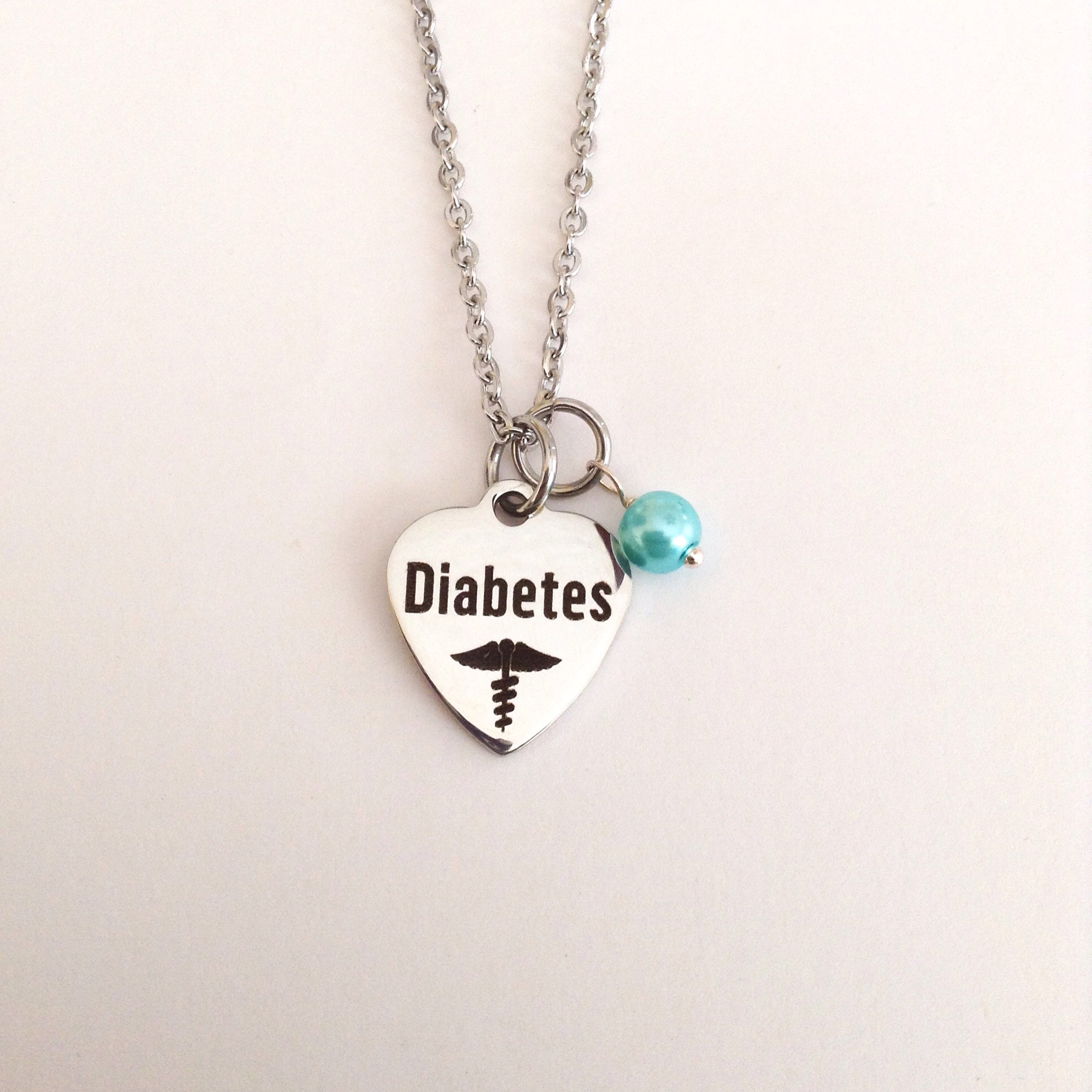 Buy Medical Alert Necklace for Diabetics Online Humane Drum