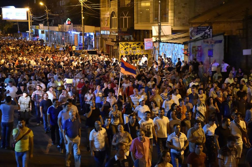 Dozens detained amid ongoing protests in Armenia Human Rights House