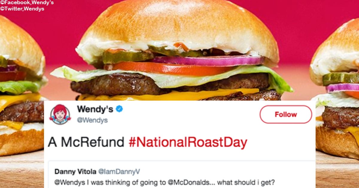 If You Ask Wendy’s to Roast You, They Probably Will