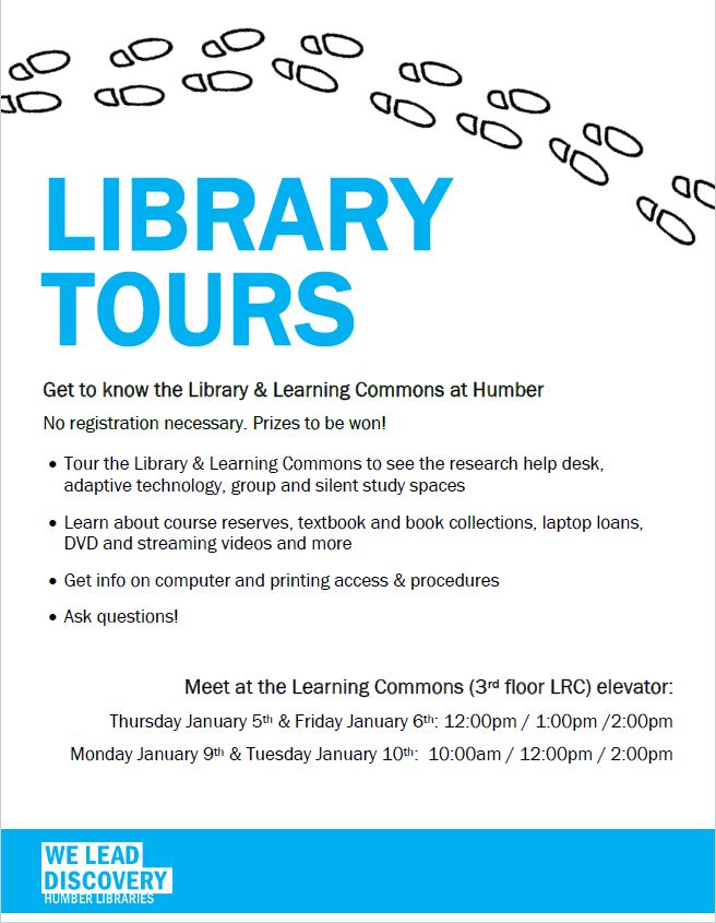 Library & Learning Commons Tours, North Campus Humber Today