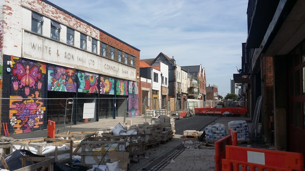 Humber Street under development Humber Street