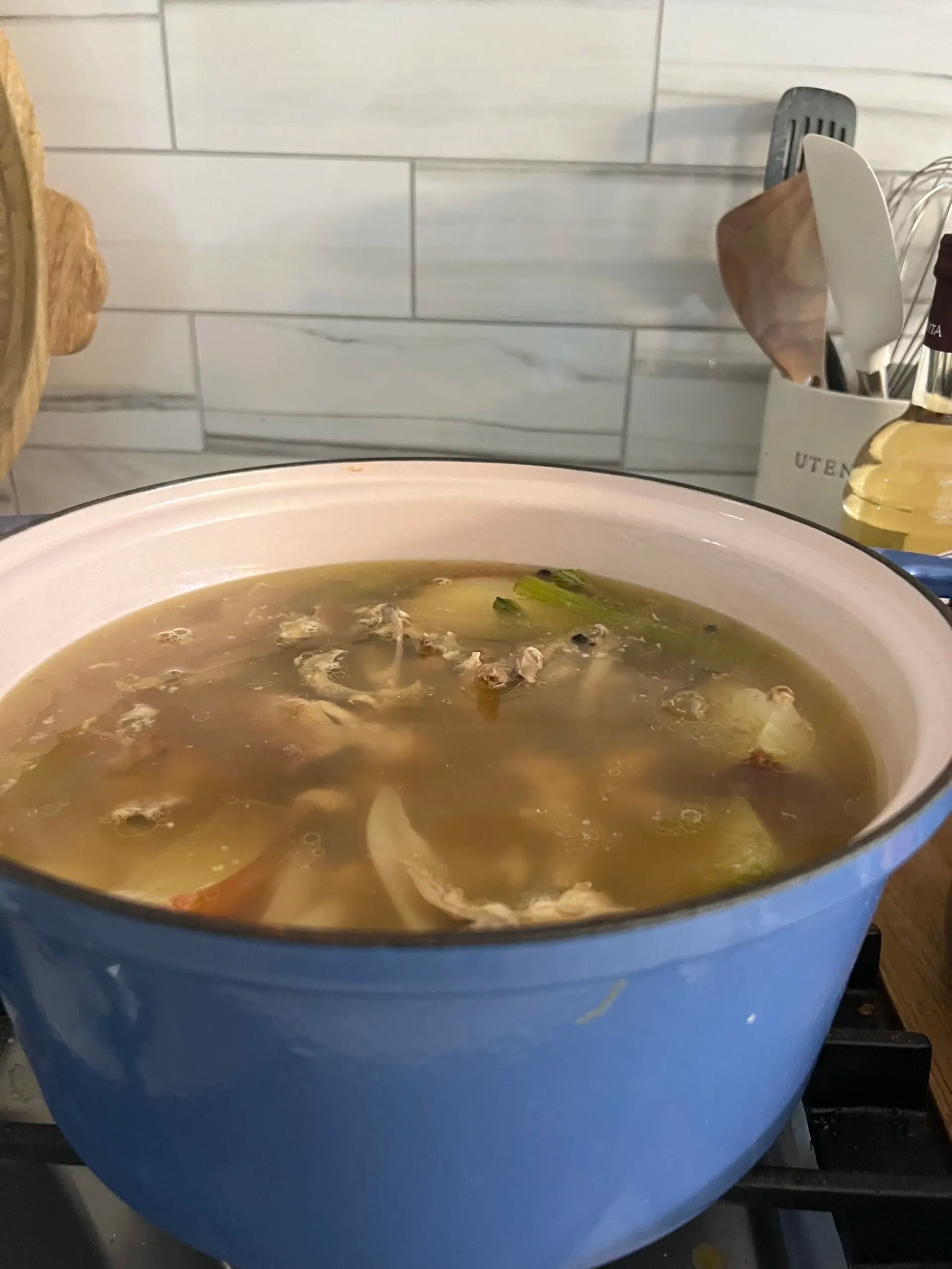 How to Make and Store Homemade Chicken Stock or Bone Broth Humble Oven