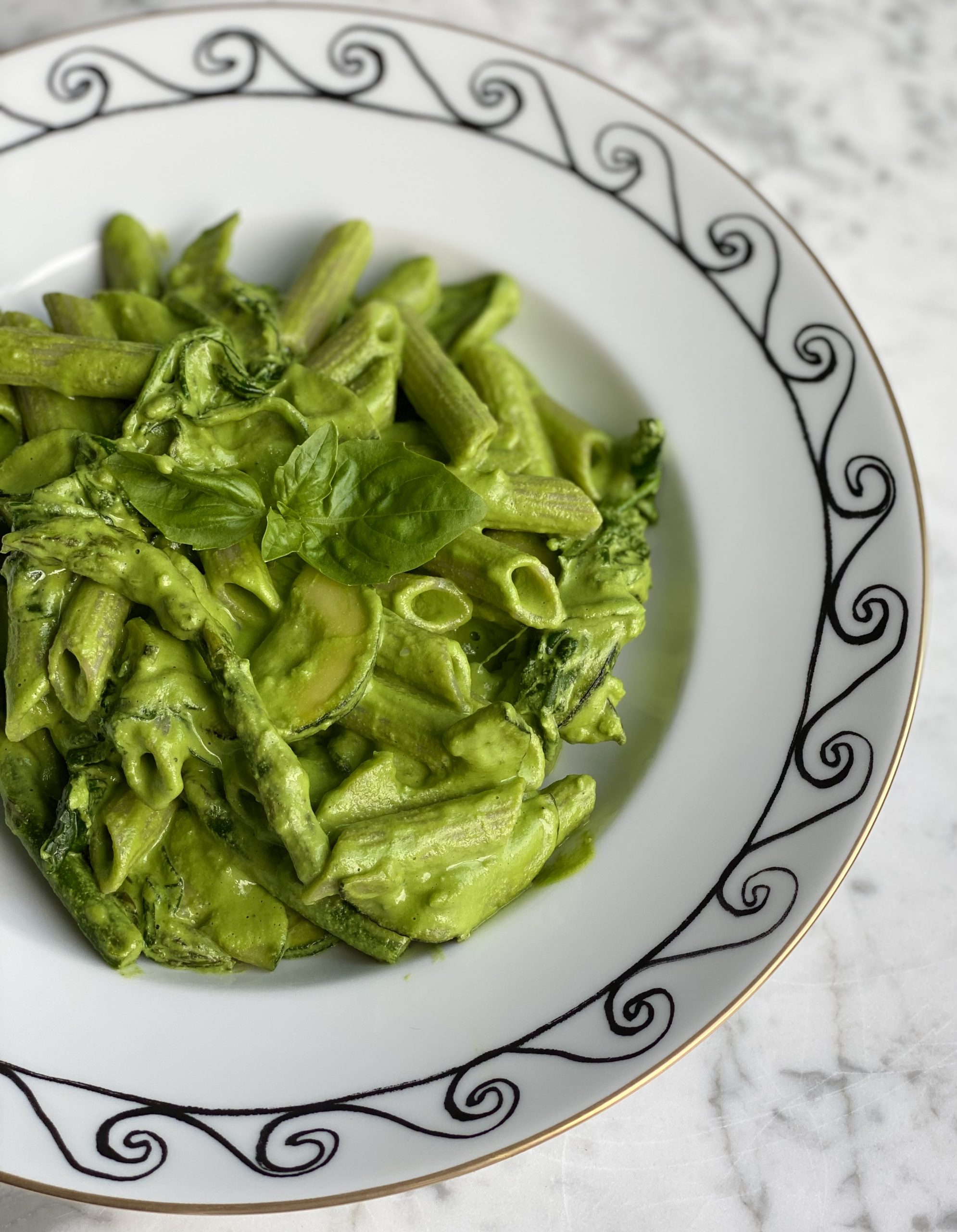 Green SpinachBasil Pasta Humbly by