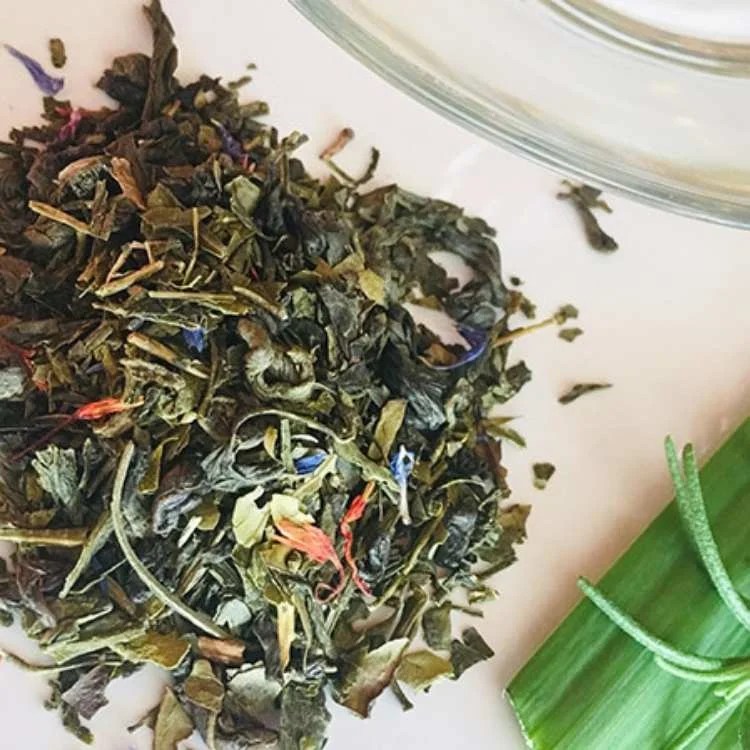 Tropical Green Tea Hummingbird Tea Room