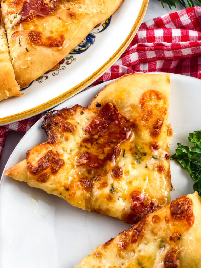 Honey Badger Pizza with Easy Homemade Crust Hummingbird Thyme