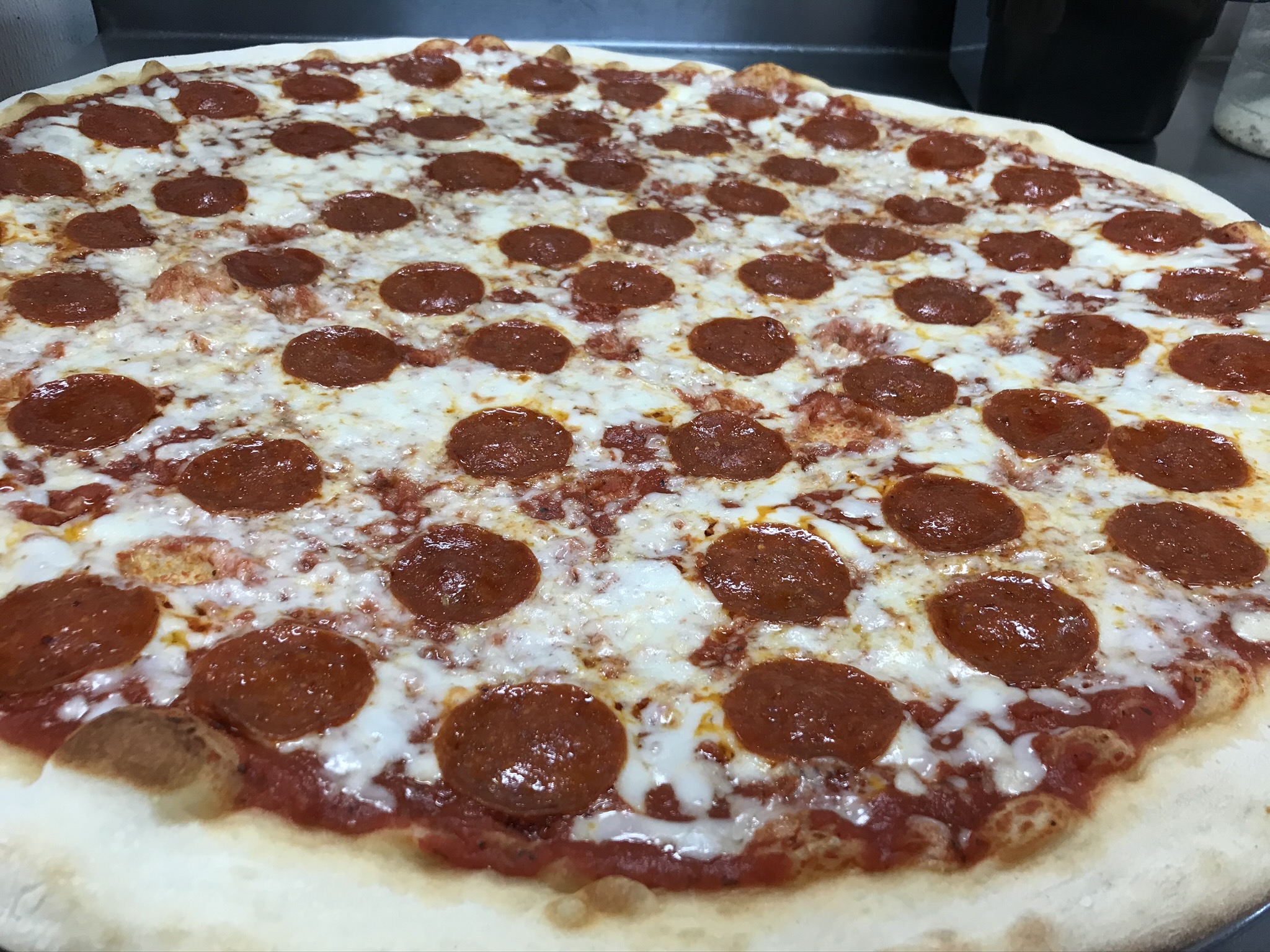 pepperoni pizza 2 Authentic New York Style Hand Tossed Pizza