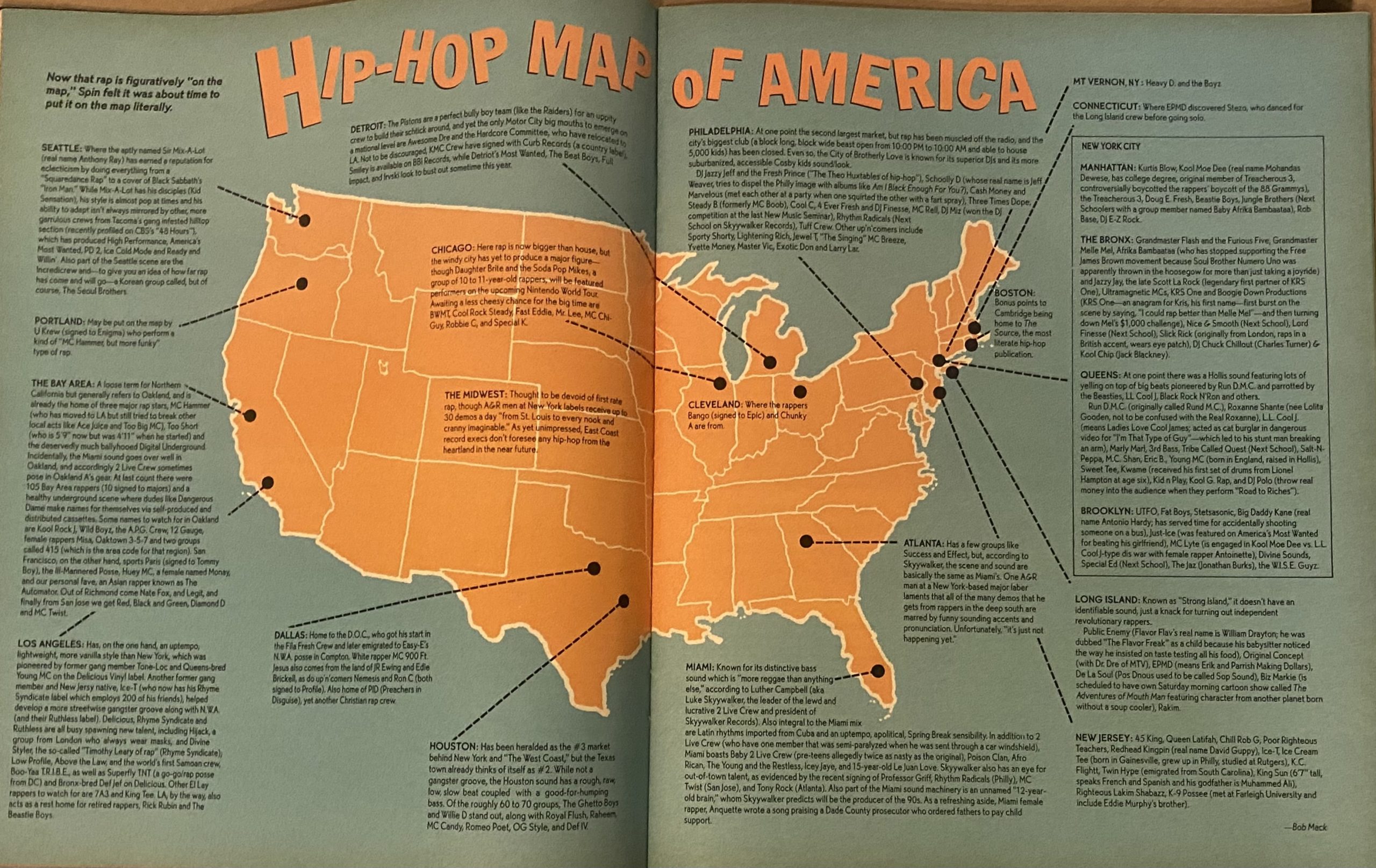 Mapping the HipHop Nation in the 1990s HUMTHRUSH