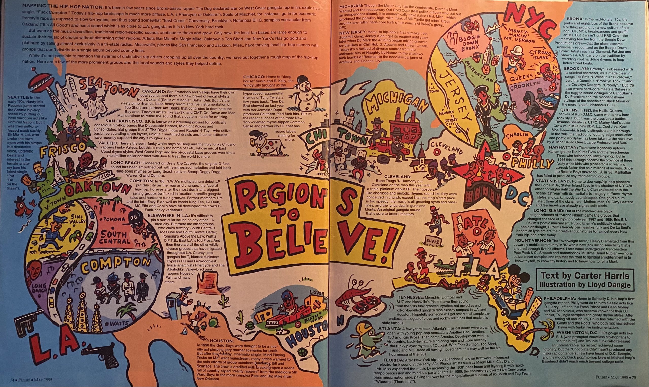 Mapping the HipHop Nation in the 1990s HUMTHRUSH