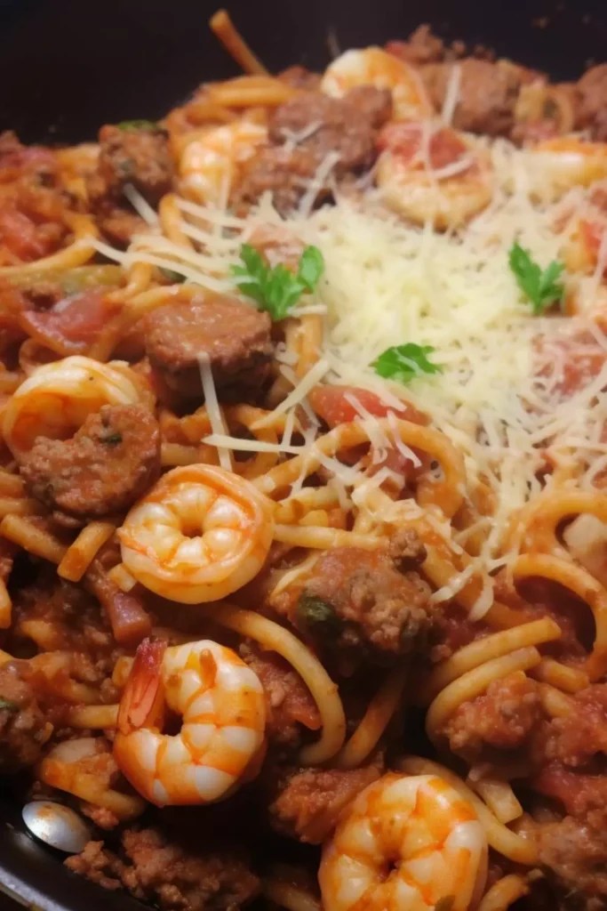 Ground Beef And Shrimp Pasta Hungarian Chef