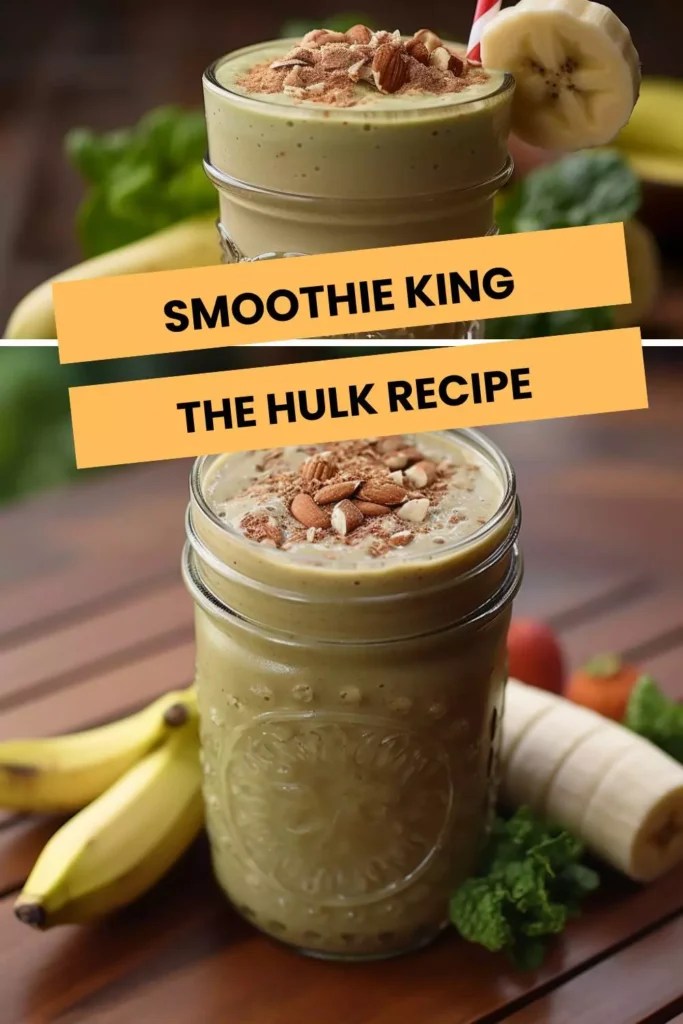 Smoothie King The Hulk Recipe Hungarian Chef