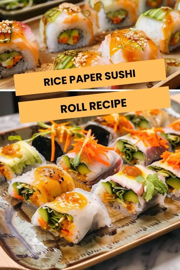 Rice Paper Sushi Roll Recipe Hungarian Chef