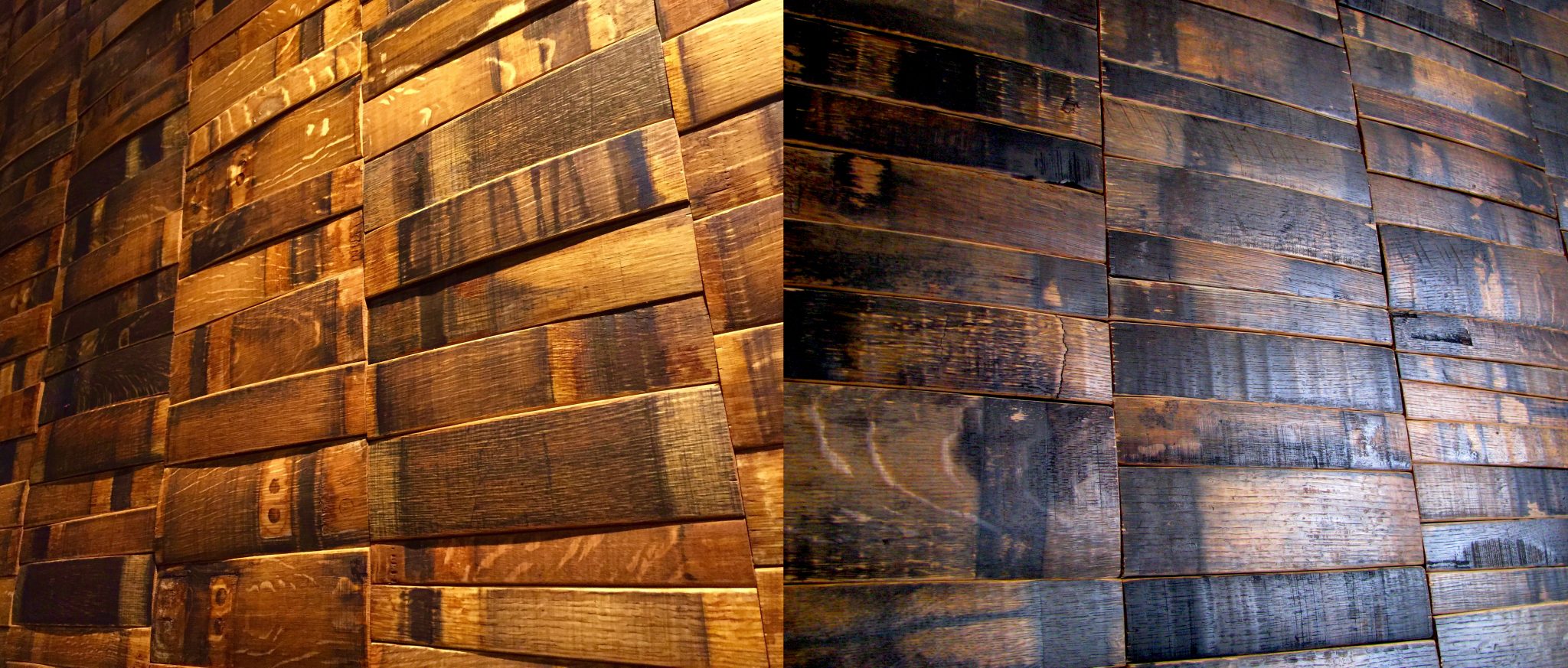 Wine and Bourbon Barrel Wall by The Hungarian
