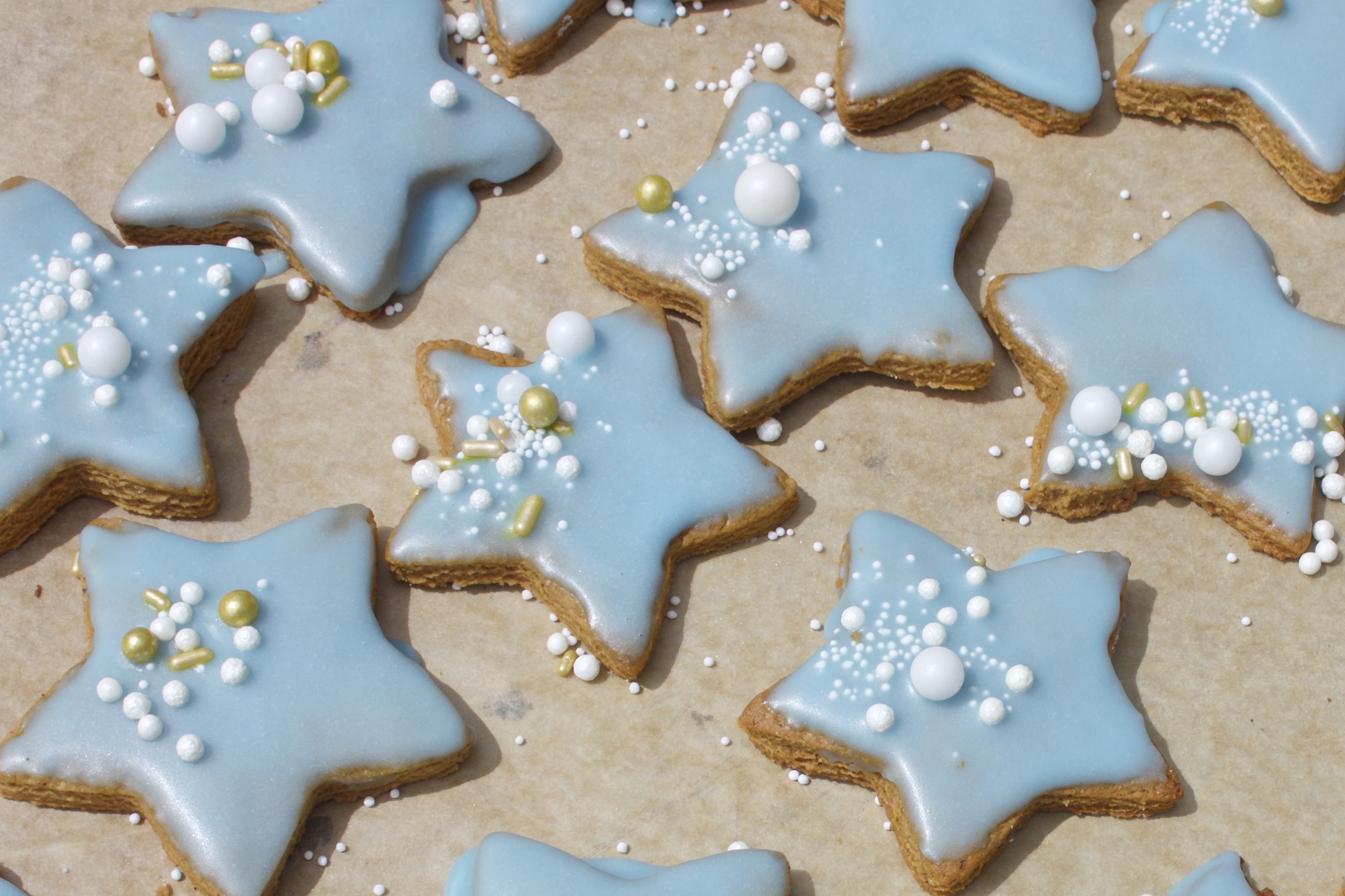 Vegan Christmas Star Cookies – Hungry and Frozen