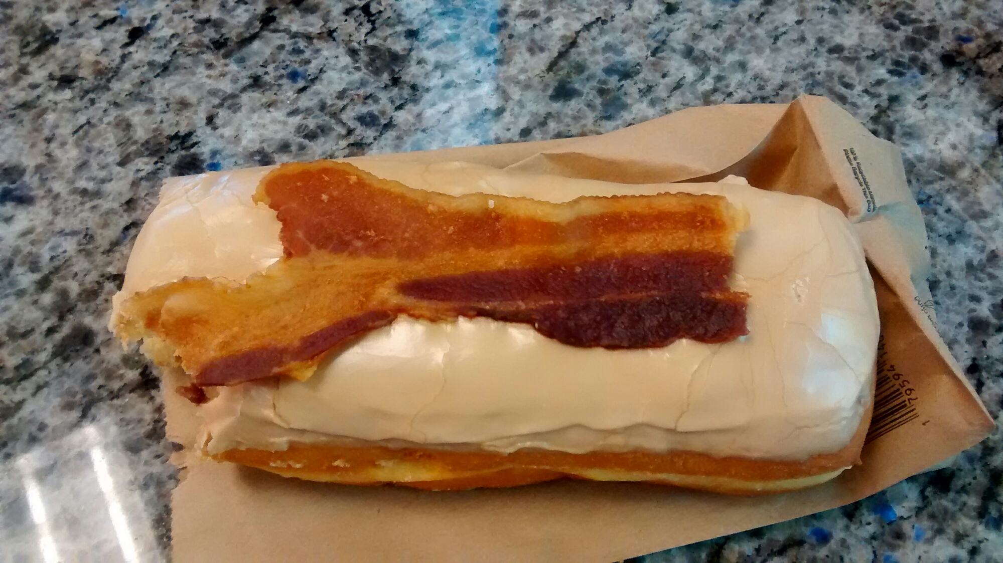 Maple Bacon Donut at Delite Bakery, Seattle Hungry Eating