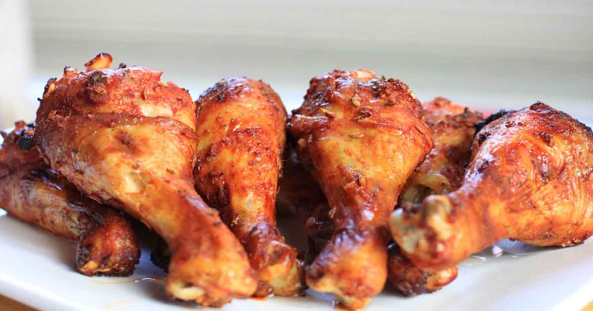 Spicy Chicken Legs Recipe HungryForever Food Blog