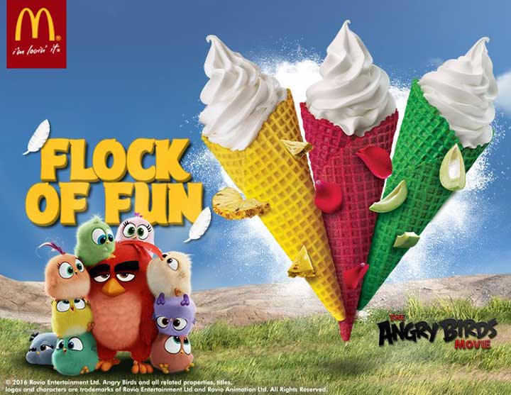 Is Summer Making You Angry? Cool Down With McDonald’s Angry Bird Ice