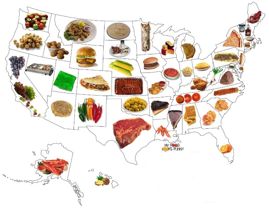 State Food Rankings California Has Best Food; North Dakota Worst