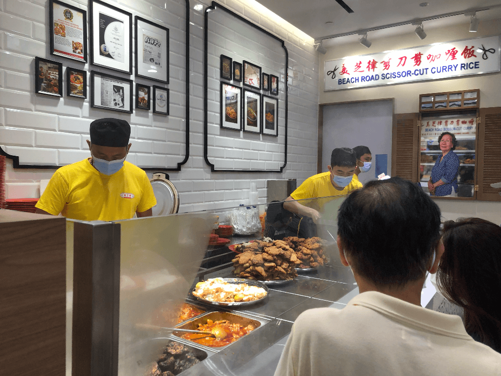 Beach Road Scissors Cut Curry Rice VivoCity store's pricier but still