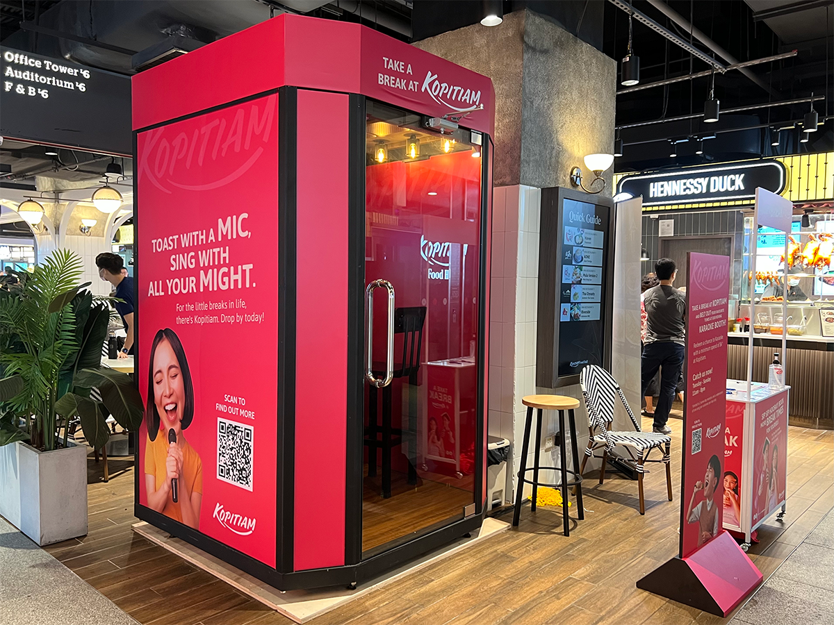 Postmeal karaoke and games at a Kopitiam near you HungryGoWhere