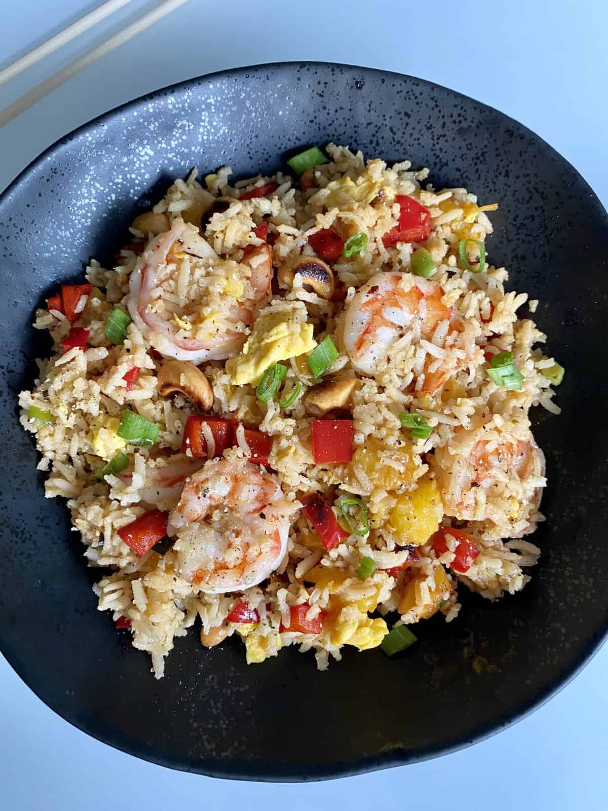 Shrimp and Pineapple Fried Rice Recipe (One Pan) Hungry Happens