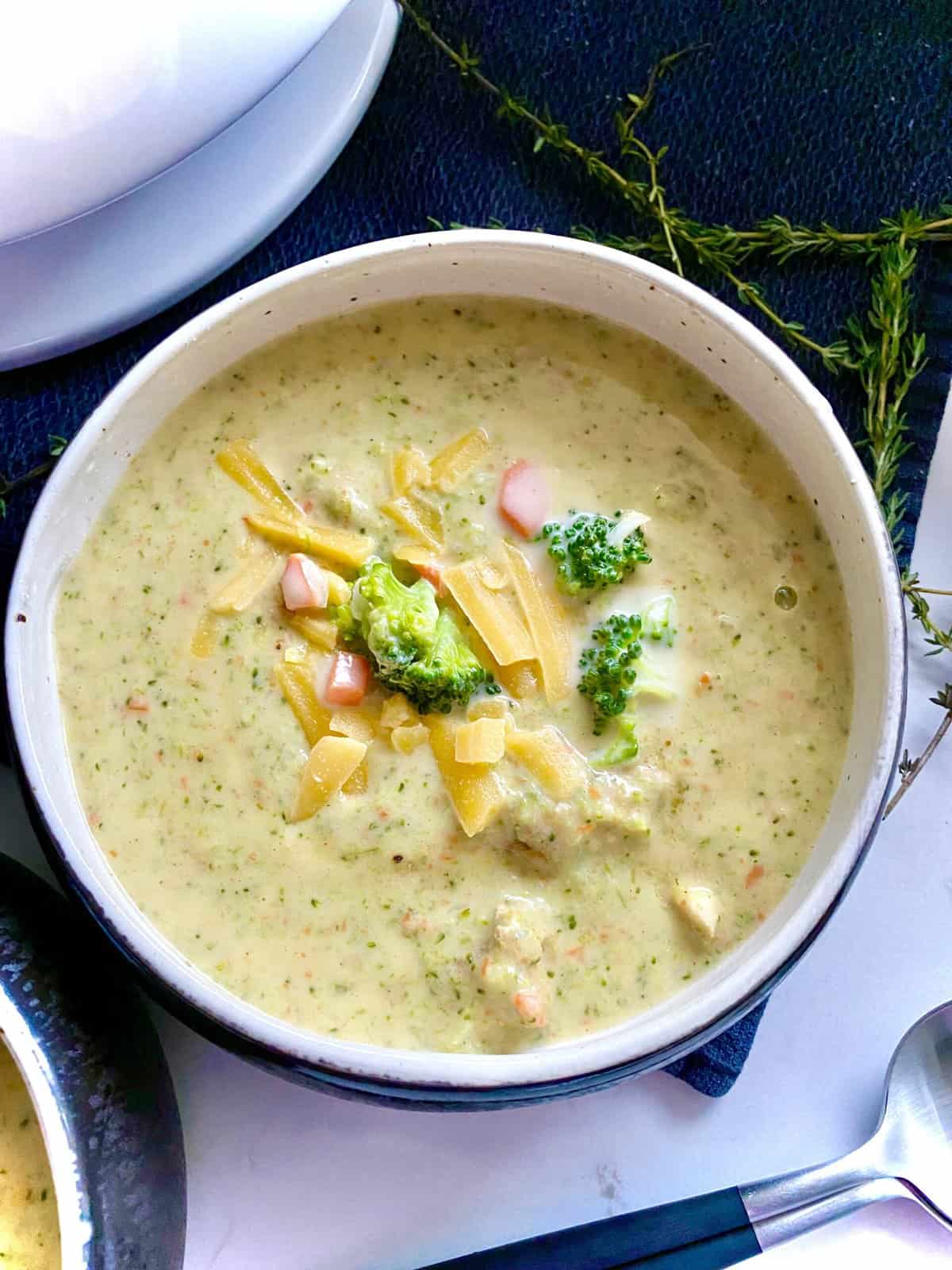 Chicken Broccoli Cheddar Soup Hungry Happens