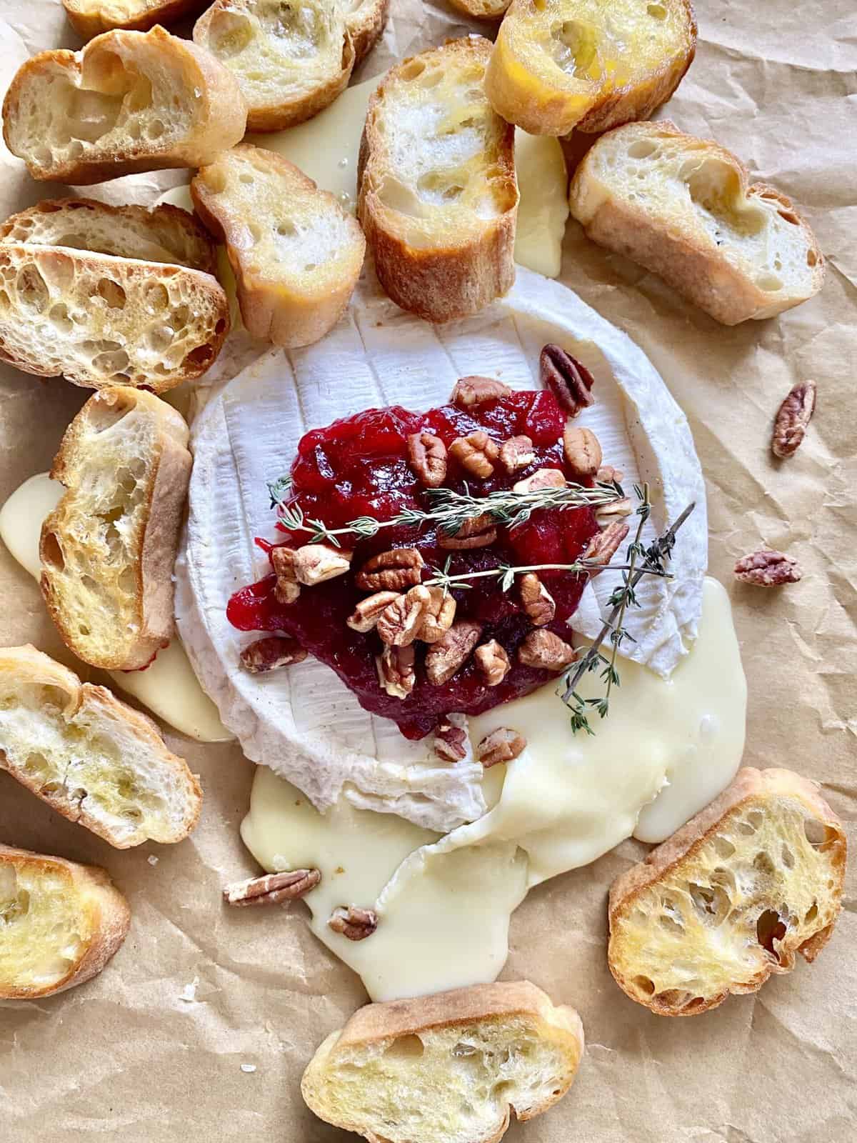 Baked Brie with Cranberry Sauce Hungry Happens