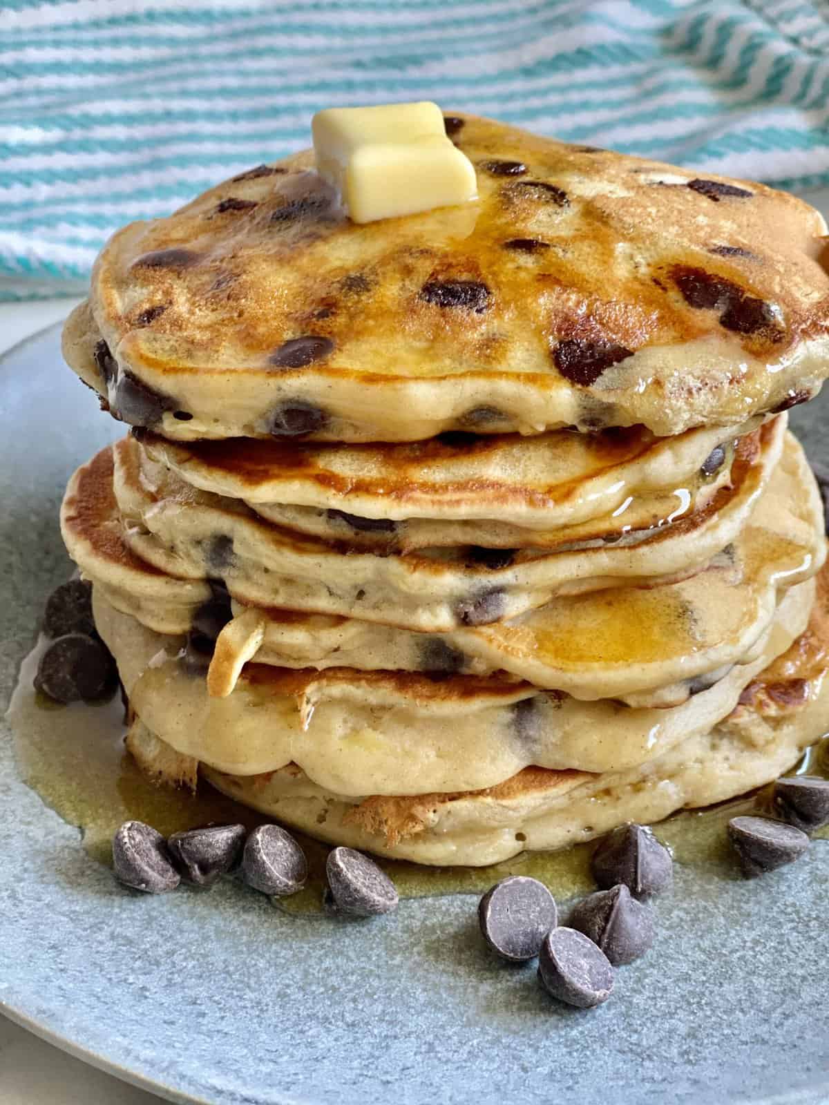 Banana Chocolate Chip Pancakes Hungry Happens
