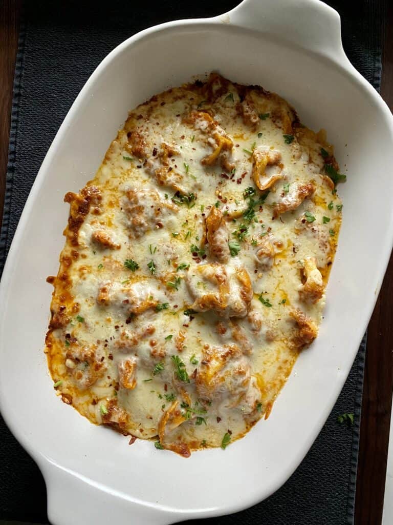 Tortellini Alla Vodka Bake Hungry Happens