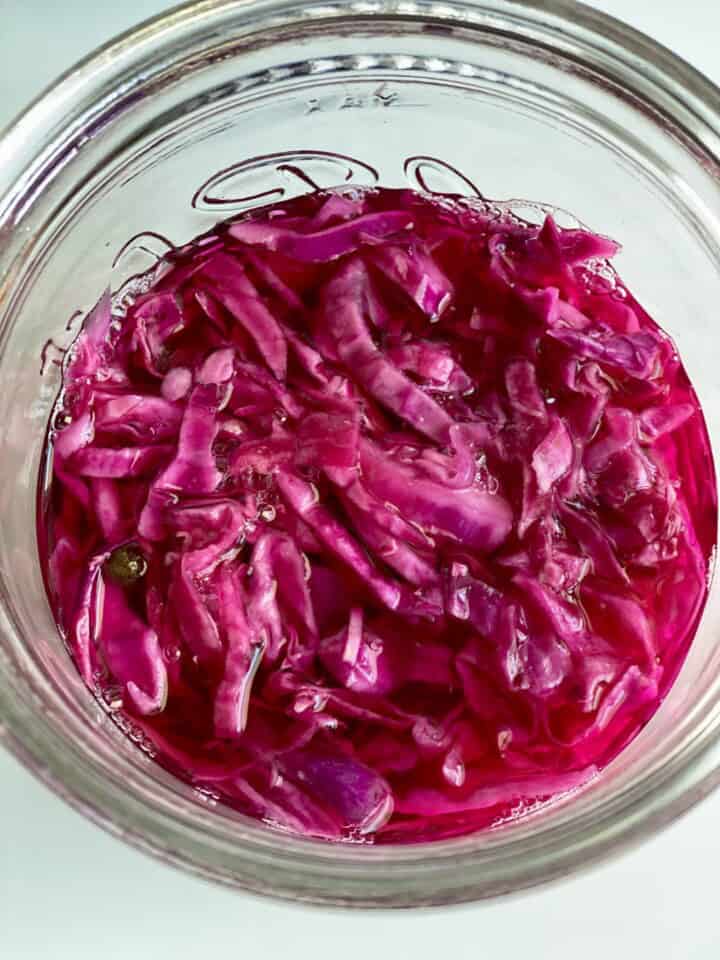 Easy Pickled Red Cabbage Hungry Happens