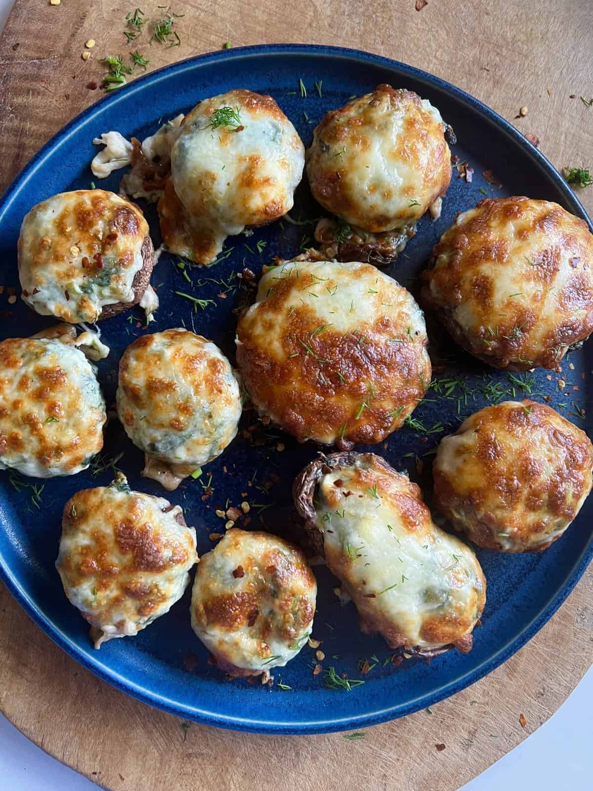 Spinach and Feta Stuffed Mushrooms Hungry Happens