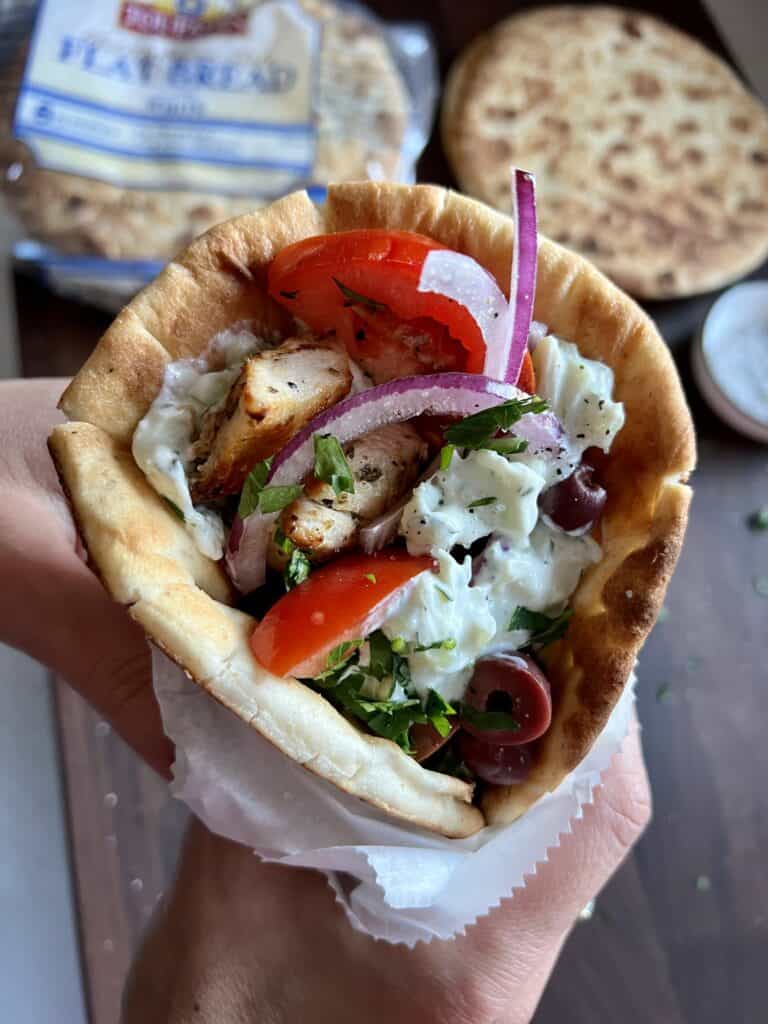 Easy Skillet Chicken Gyros Hungry Happens