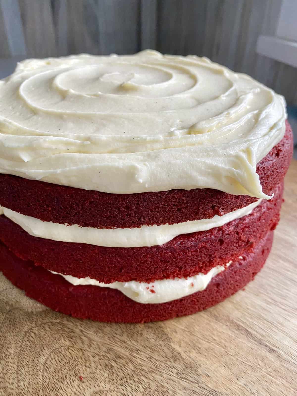Red Velvet Cake with The Best Cream Cheese Frosting Hungry Happens