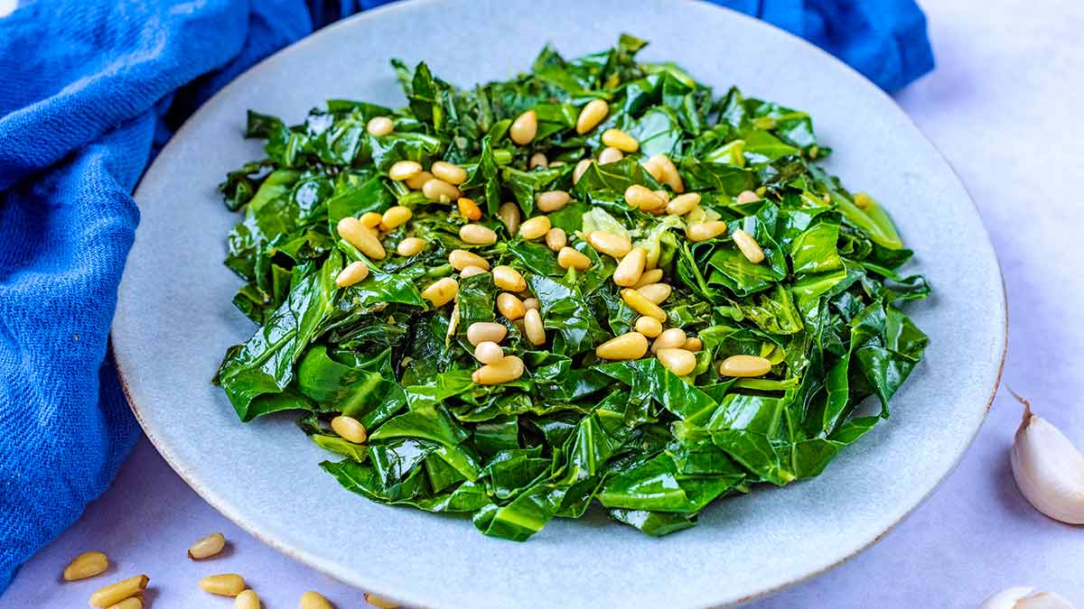 Garlic Spring Greens Hungry Healthy Happy