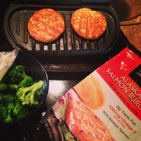 Foreman Grill Turkey Burger Frozen Burger Poster