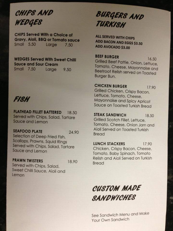 Bliss Cafe Kalgoorlie menu, prices and opening hours Hungry in Kal