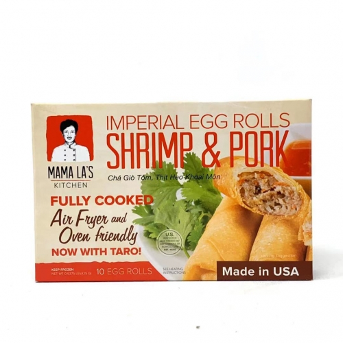MAMA La's Shirmp & Pork Imperial Egg Rolls 10pc