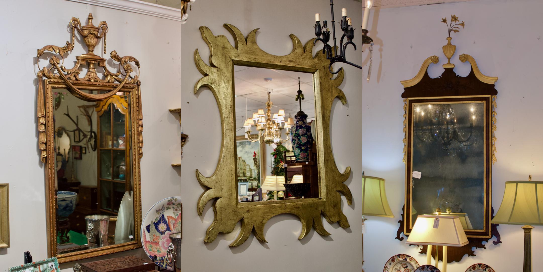 Mirrors for interior design. Raleigh, NC