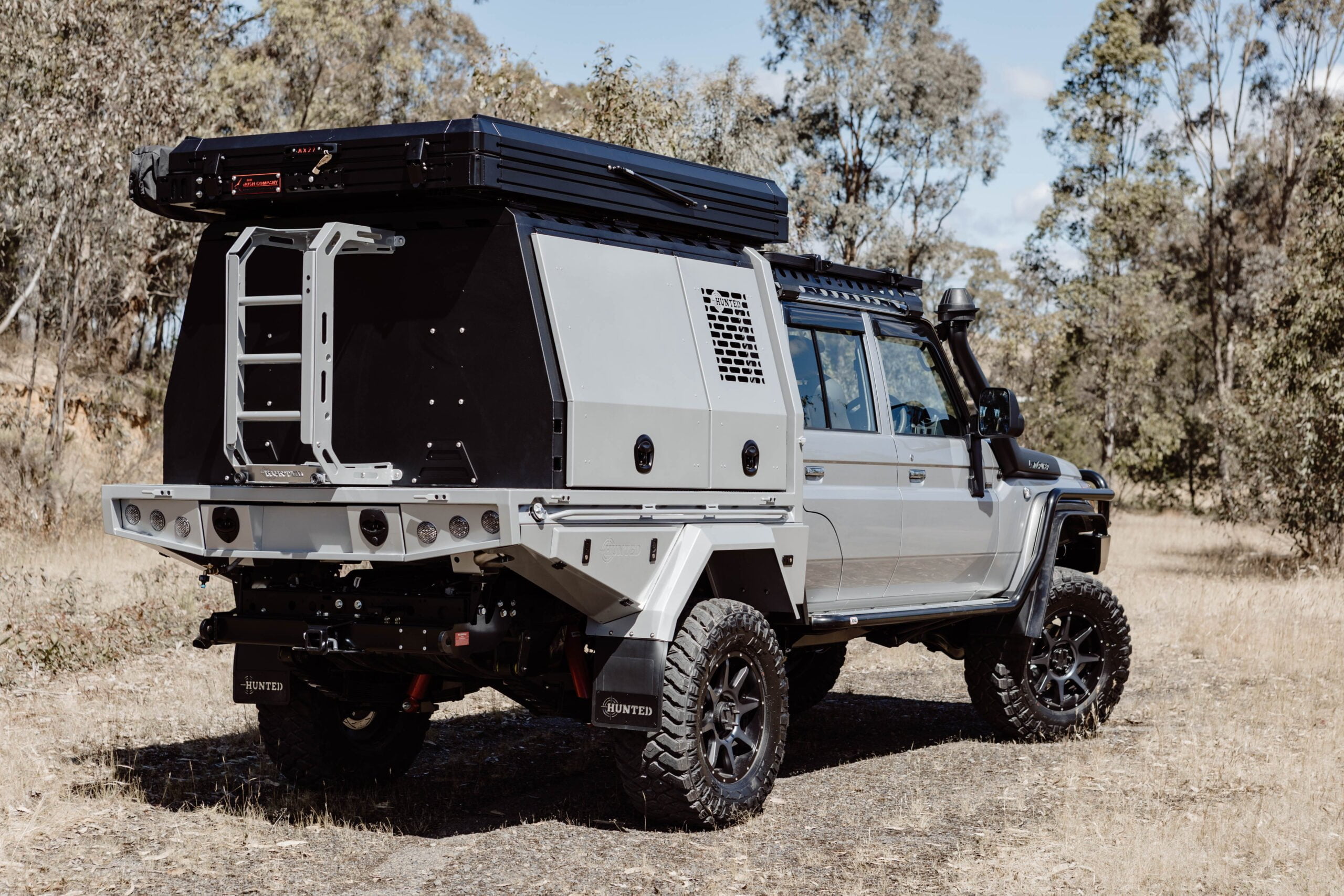 Bush Company AX27 rooftop tent Hunted Engineering